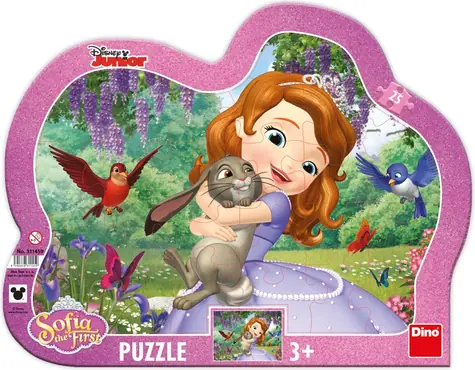 Dino Puzzle Disney Sofia und Tiere / 25 Teile / ab 4 Jahren