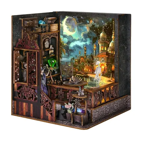 2Kids Toys 3D-Holzpuzzle Miniaturhaus Zauberkammer