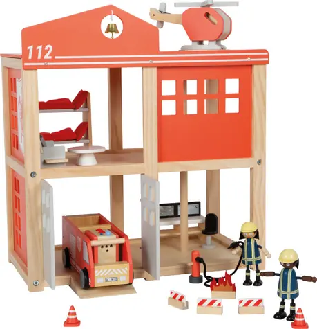 Small Foot Große Feuerwache mit Zubehör