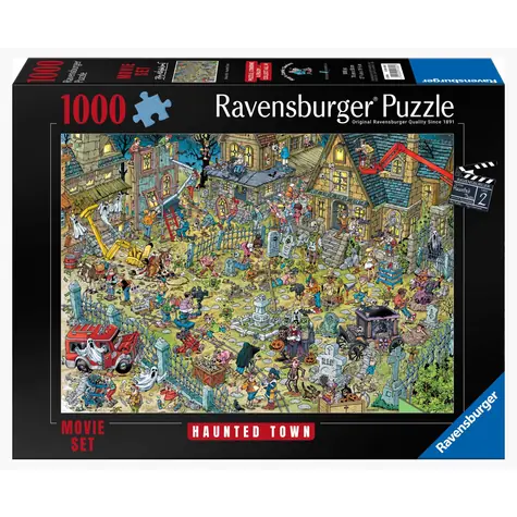 Ravensburger 120018957 Puzzle Ray Nicholsons Filmset 2 / 1000 Teile / ab 14 Jahren 