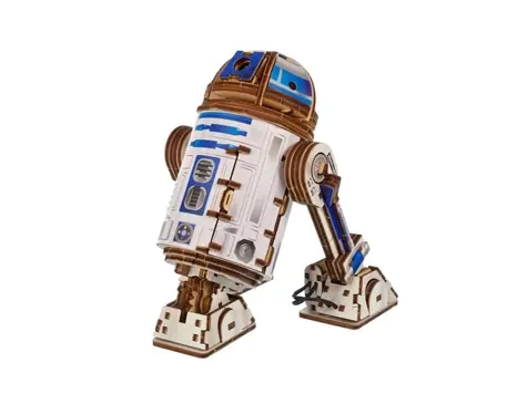 Ugears 3D-Holzpuzzle Star Wars R2-D2
