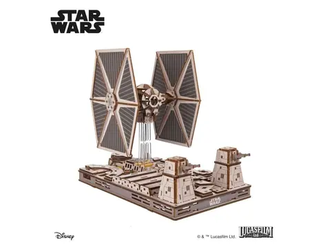 Ugears 3D-Holzpuzzle Star Wars TIE Fighter