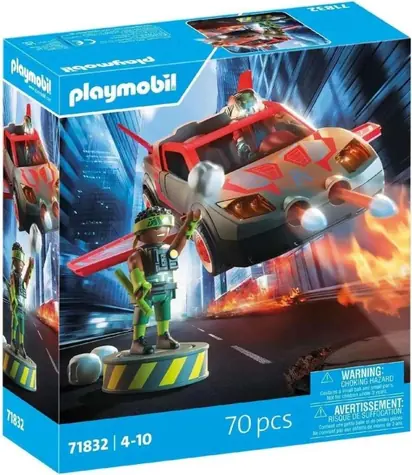 Playmobil PLAYMO-FRIENDS 71832 Held mit Multifunktionsfahrzeug / Anzahl der Teile: 70 / ab 4 Jahren