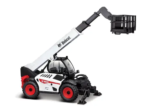 Bburago Construction Bobcat Teleskoplader mit Arbeitsbühne 1:50 / ab 3 Jahren