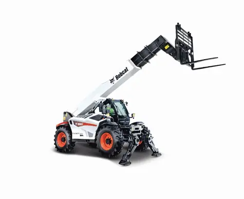 Bburago Construction Bobcat Teleskoplader mit Palettengabeln + Palette 1:50 / ab 3 Jahren