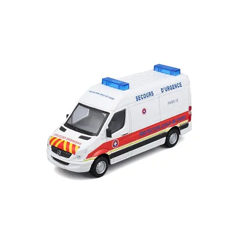 Bburago EMERGENCY Einsatzfahrzeug - Mercedes-Benz Sprinter / 1:50 / ab 3 Jahren