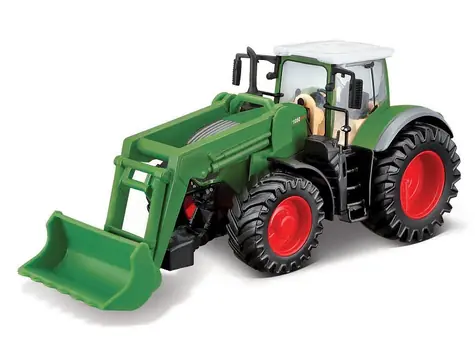 Bburago FARMLAND Fendt 1050 Vario Traktor mit Frontlader / 10 cm / ab 3 Jahren
