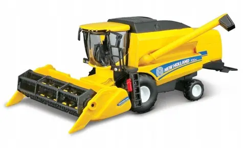 Bburago FARMLAND New Holland TC5.90 Mähdrescher mit Getreideharken / 18 cm / ab 3 Jahren