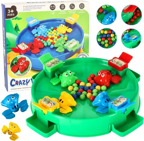 KIK Brettspiel Springfrösche / ab 3 Jahren