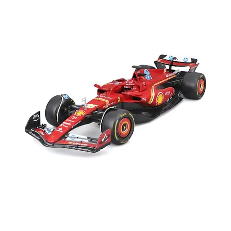 Bburago FORMULA RACING Ferrari SF-24 (2024) in dekorativer Box #16 Charles Leclerc / 1:18 / ab 14 Jahren