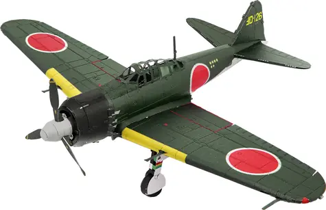 Metal Earth 3D-Puzzle Mitsubishi Zero / 57 Teile / ab 14 Jahren