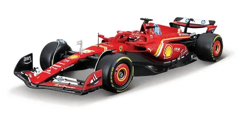 Bburago Kit Formel Ferrari SF24 (2024) #16 Charles Leclerc / 1:24 / ab 14 Jahren