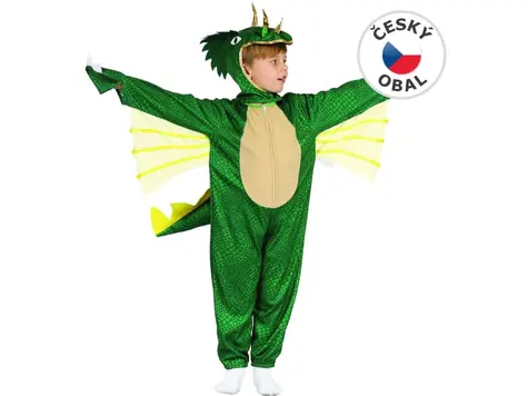 Hergestellt 09709 - Karnevalskleid - Dinosaurier 80 - 92 cm
