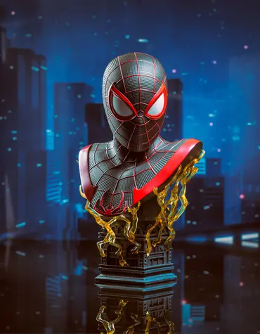 Diamond Select Miles Morales - Spider-Man - Legends in 3D Büste 1/2 - 25 cm
