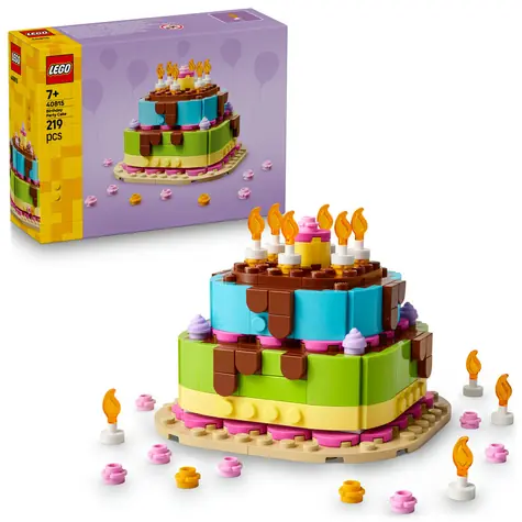 LEGO® Iconic 40815 Geburtstagstorte / Anzahl der Teile: 219 / ab 7 Jahren