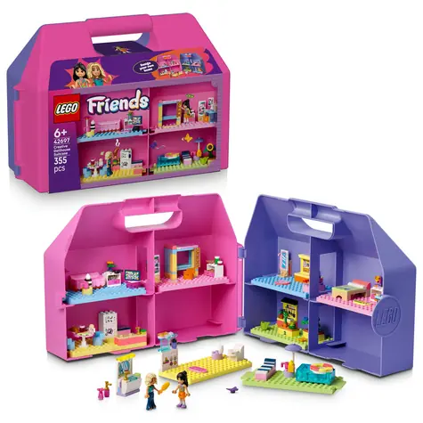 LEGO® Friends 42697 Kreativkoffer und Puppenhaus / Anzahl der Teile: 355 / ab 6 Jahren