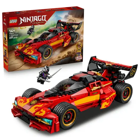 LEGO® NINJAGO® 71867 Kais roter Crasher: 15 Jahre NINJAGO / Anzahl der Teile: 691 / ab 14 Jahren