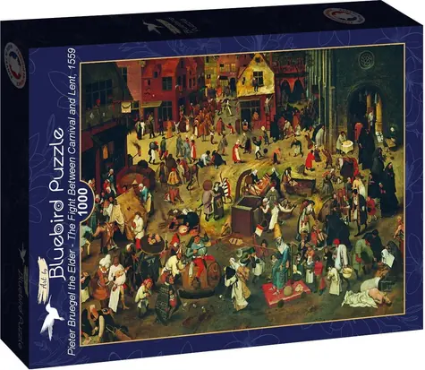 BlueBird Puzzle Der Kampf zwischen Karneval und Fastenzeit (1559) / 1000 Teile / ab 14 Jahren