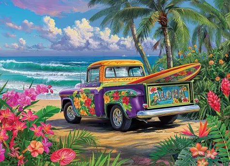 COBBLE HILL Puzzle Aloha / 1000 Teile / ab 14 Jahren