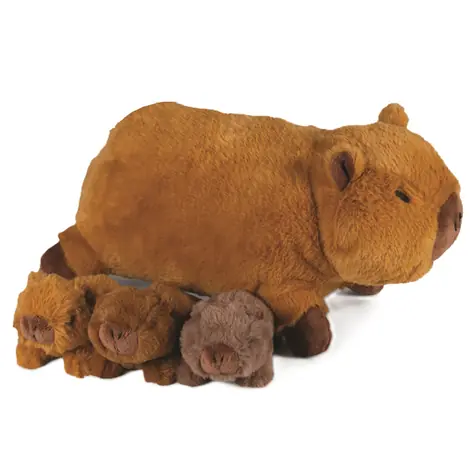 Cozy Noxxiez Capybara mit Mama - Plüschtier / ab 0 Jahren