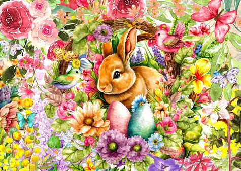 ENJOY Puzzle Sweet Spring / 1000 Teile / ab 14 Jahren