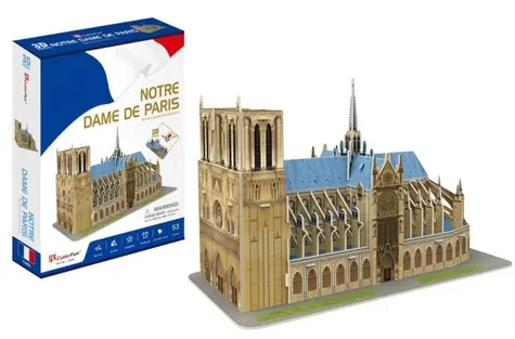 CubicFun 3D-Puzzle Notre-Dame Kathedrale / 53 Teile / ab 8 Jahren