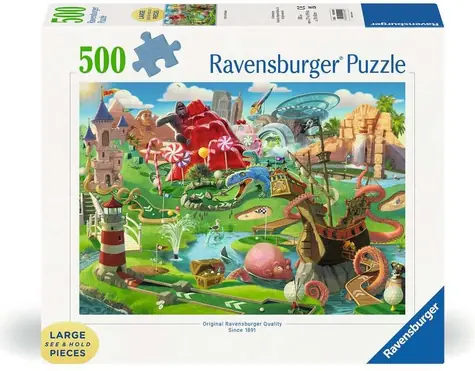 Ravensburger Puzzle Minigolfparadies XXL / 500 Teile / ab 12 Jahren