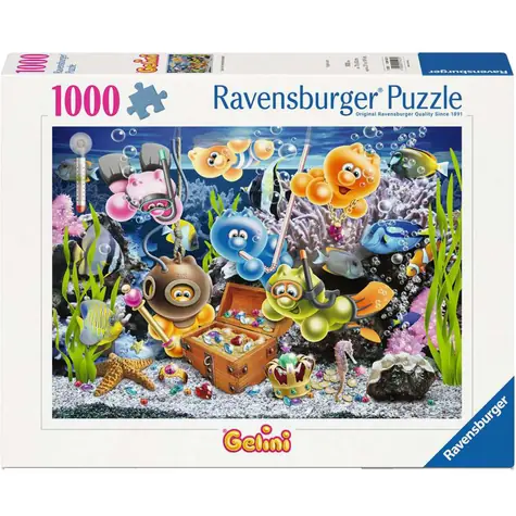 Ravensburger Puzzle Gelini: Unterwasser-Spaß / 1000 Teile / ab 14 Jahren