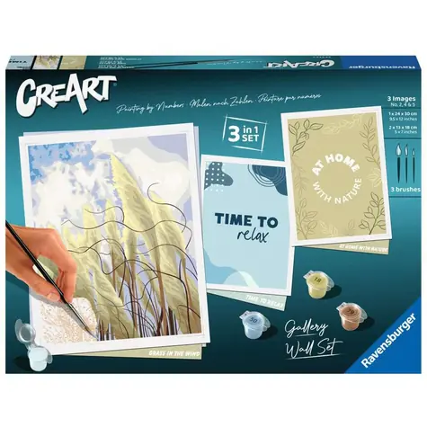 Ravensburger CreArt Galerie-Wandset - Natur - Malen nach Zahlen / ab 12 Jahren