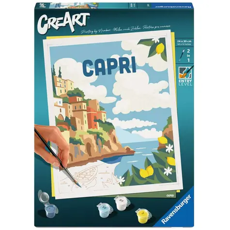 Ravensburger CreArt Capri - Malen nach Zahlen / ab 12 Jahren