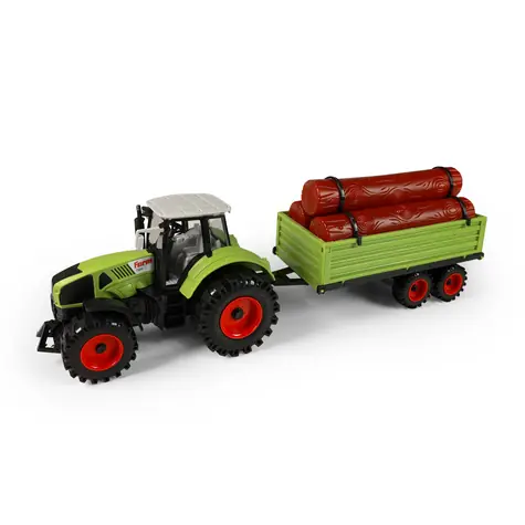 Rappa Traktor mit Holzanhänger 45 cm / ab 3 Jahren