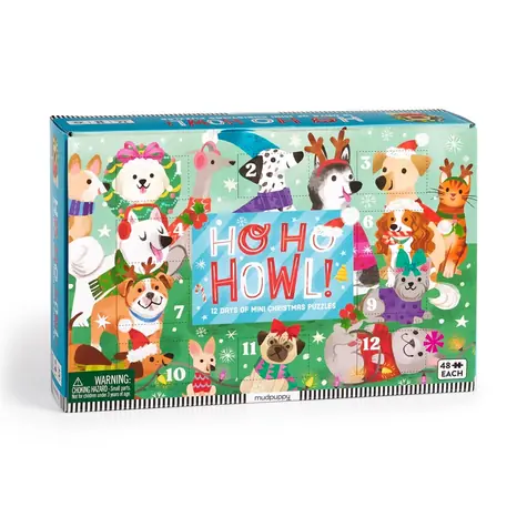 Mudpuppy Puzzle Weihnachts-Countdown-Set mit 12 Teilen / ab 4 Jahren
