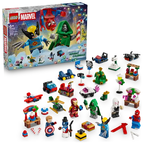 LEGO® MARVEL 76340 Adventskalender 2026 / Anzahl der Teile: 317 / ab 6 Jahren