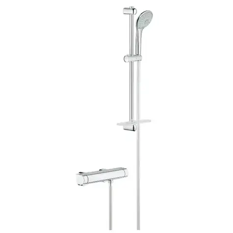 Grohe Grohtherm 2000 - Thermostat-Brausearmatur, 60 cm, Chrom 