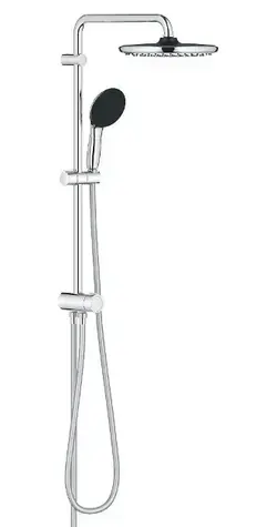 Grohe Vitalio Start - Duschset ohne Armatur, Durchmesser 25 cm | 2 Strahlarten | Chrom 