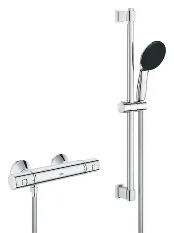 Grohe Precision Start - Duschset mit Thermostat, verchromt 