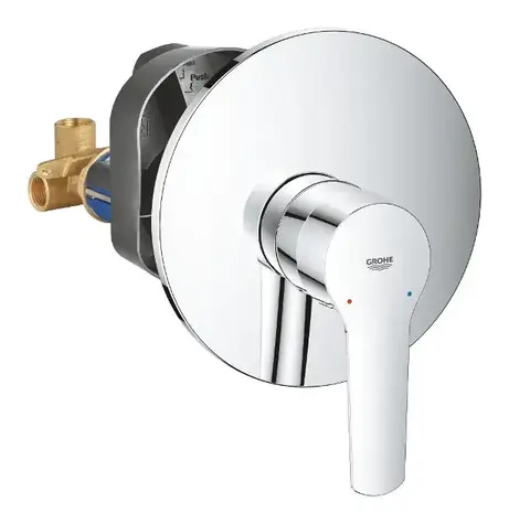 Grohe QuickFix Start - Unterputz-Brausearmatur mit verchromtem Korpus 