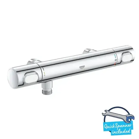 Grohe Precision Flow - Thermostat-Brausearmatur, verchromt 