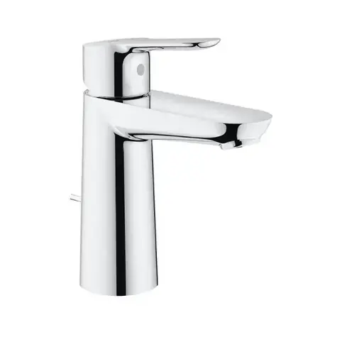 Grohe BauEdge - Waschtischarmatur mit Ablaufgarnitur, verchromt 
