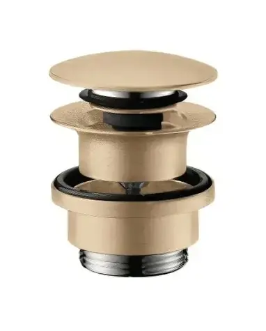 Hansgrohe Ablaufgarnituren - Push-Open-Ablaufgarnitur, gebürstetes Bronze 