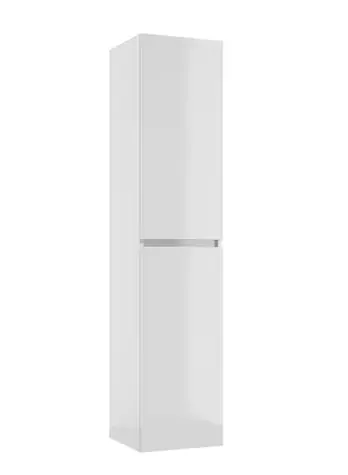 kielle Nefia - Hoher Wandschrank | 160x35x35cm | glänzend weiß