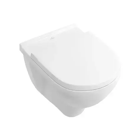 Villeroy & Boch O.novo - Wand-WC mit SoftClose-Sitz, DirectFlush, Alpinweiß 