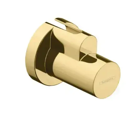 Hansgrohe Eckventile - Abdeckung | polierte Goldoptik