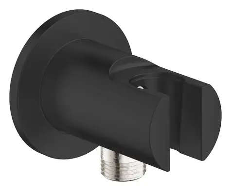 Grohe - Wandwinkel mit Halterung, matt schwarz