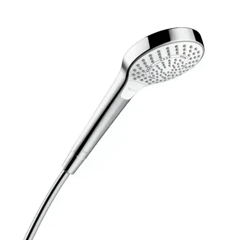 Hansgrohe - Multi-Duschkopf, 3 Strahlarten, EcoSmart, weiß/chrom