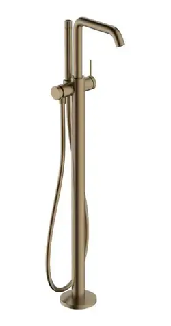 Hansgrohe - Stand-Badarmatur, gebürstete Bronze