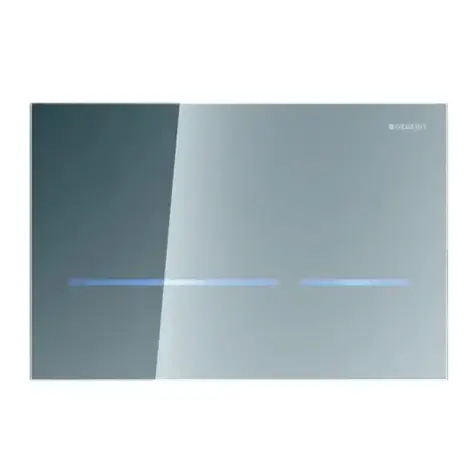 Geberit - Elektronische Spülsteuerung, Netzanschluss, Spiegelglas