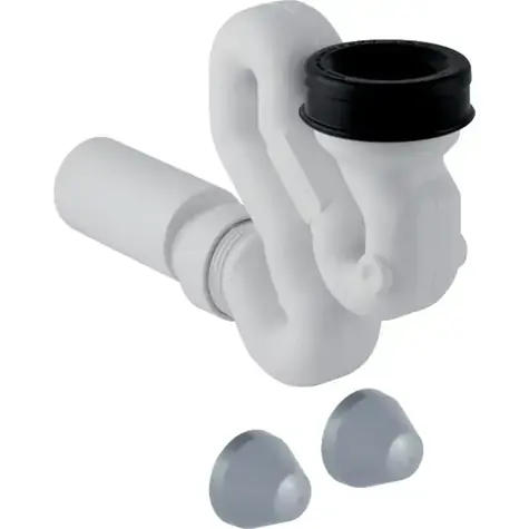 Geberit - Geruchsverschluss für Urinale, mit Montagezubehör,  50 mm, horizontaler Abfluss