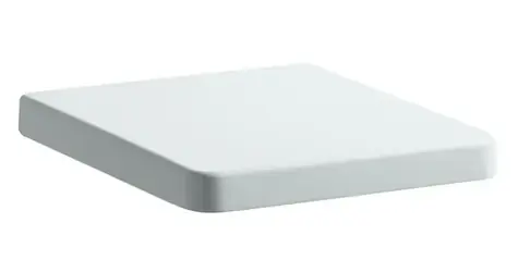 Laufen - Sitz mit Deckel, 468 x 368 mm, mit Absenkmechanismus, antibakterieller Behandlung, weiß