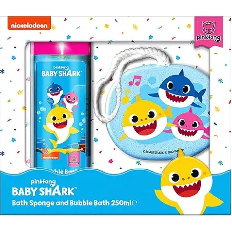 Corsair Toilettenartikel BABY SHARK 250ml Duschgel & Sponge / Duschgel und Waschschwamm